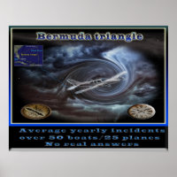 Poster de triângulo das Bermudas