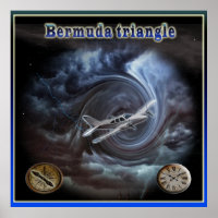 Poster de triângulo das Bermudas