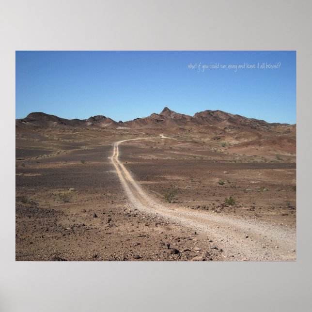 Poster de Trilha do Deserto (Frente)
