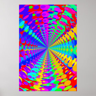 Poster de triquete: Abstrato Psicodélico