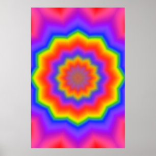 Poster de triquete: Abstrato Psicodélico