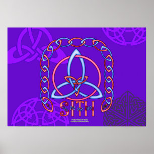 Poster de Triquetra da paz