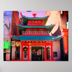 Poster de Troca de Telefone Chinês Antigo