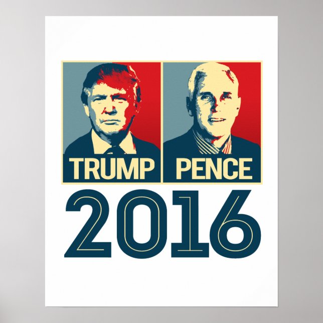 Poster de Trump Pence 2016 - - (Frente)