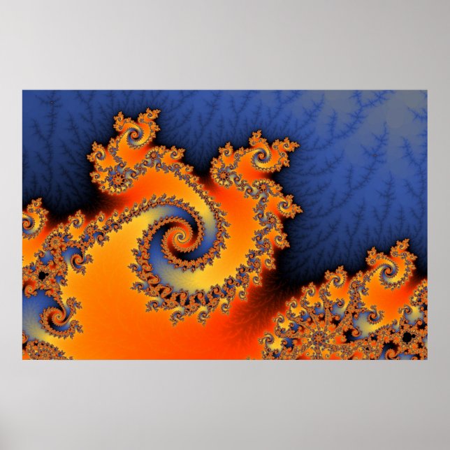 Poster de Twirl Triplo a Frio Quente (Frente)