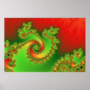 Poster de Twirl Triplo Natal