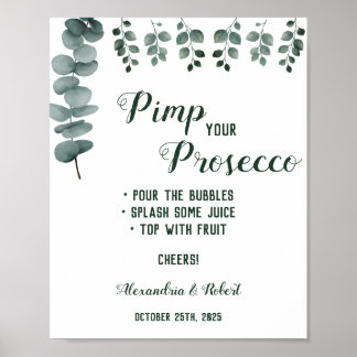 Poster Dê um toque especial à sua decoração de Prosecco c