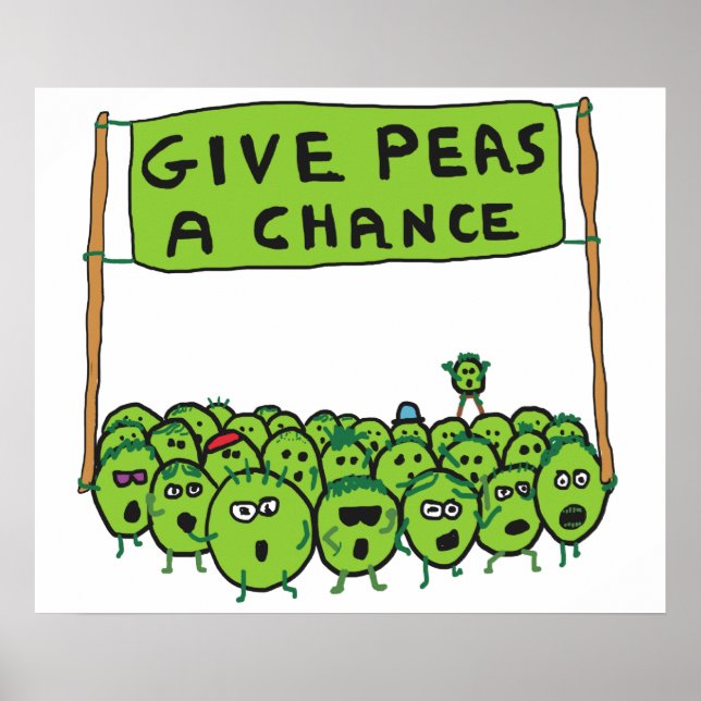 Poster Dê Uma Chance Ao Peas (Frente)