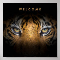 Poster de valor de boas-vindas