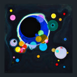 Poster de Vários Círculos do Kandinsky<br><div class="desc">Kandinsky, poster de vários círculos. Pintura a óleo na canvas desde 1926. A artista russa Wassily Kandinsky pintou algumas das pinturas abstrato mais presas visualmente do século XX. Vários círculos são um belo exemplo do uso de cor por parte de Kandinsky, apresentando círculos azuis, verdes, laranja e cor-de-rosa organizados como...</div>