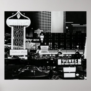 Poster de Vegas do vintage