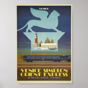 Poster de Veneza Simplon (expresso de oriente)