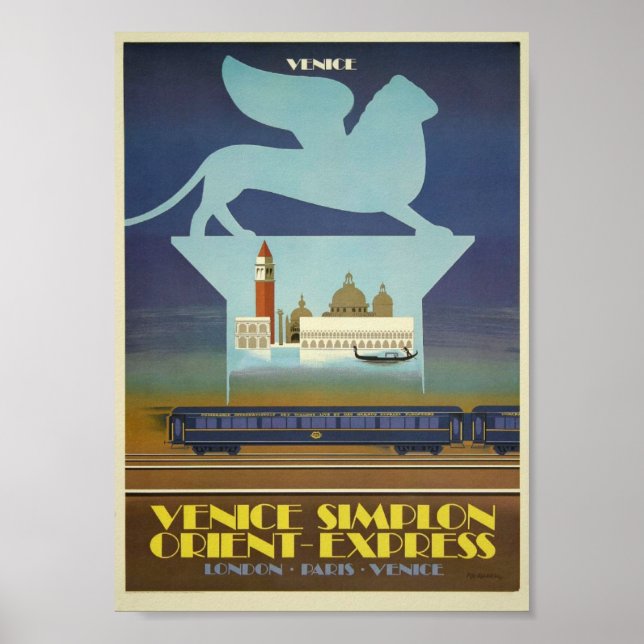 Poster de Veneza Simplon (Orient Express) (Frente)