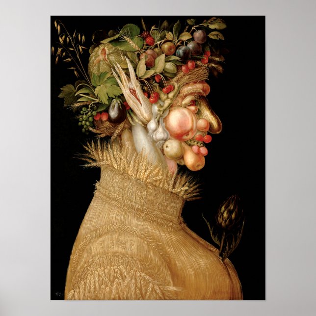 Poster de Verão de Arcimboldo (Frente)