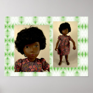 Poster de Vestido da Pequena Flor Sasha Cora