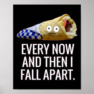Poster De vez em quando eu desmorono Gyro Grego Fun Foo