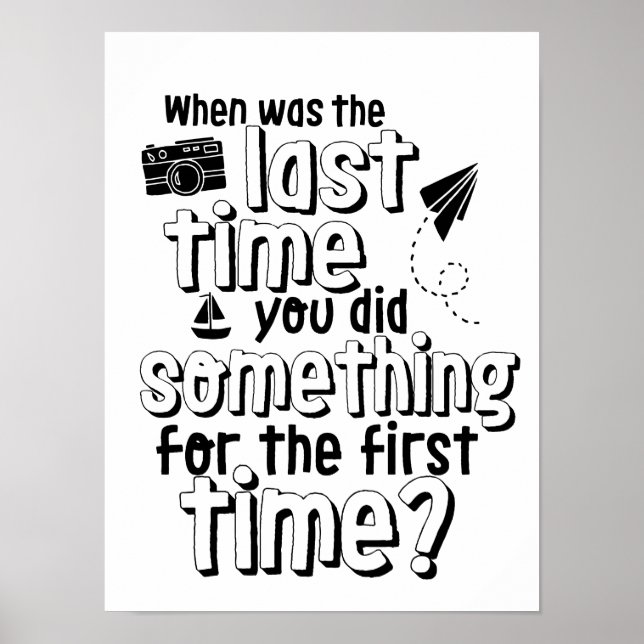 Poster de Viagem de Aventura de Vida Inspiradora (Frente)