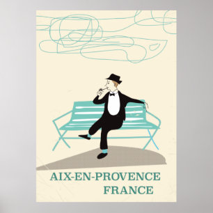 Poster de viagens Aix-en-Provence da França
