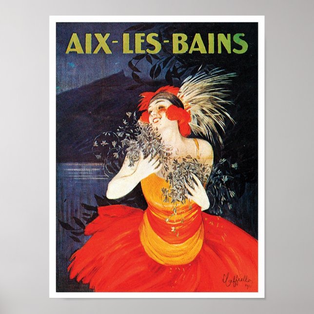 Poster de viagens Aix Les Bains (Frente)