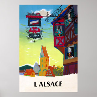 Poster de viagens Alsace