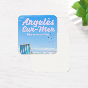 poster de viagens argelès-sur-mer França