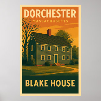 Poster de viagens Blake House