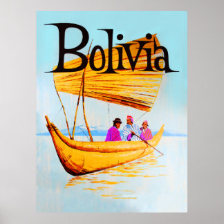Poster de viagens Bolívia