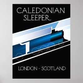 Poster de viagens Caledonian Sleeper London Scotla