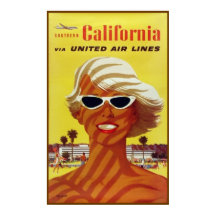 Poster de viagens California