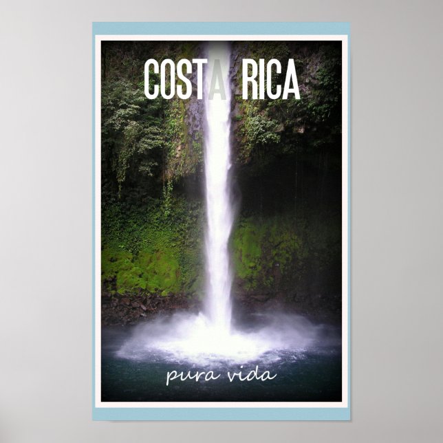 Poster de viagens Costa Rica (Frente)