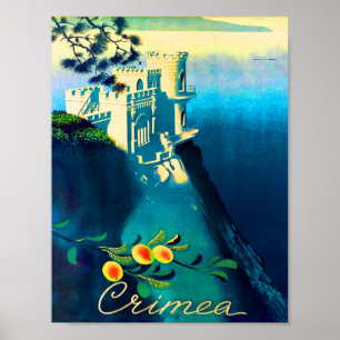 Poster de viagens da Crimeia