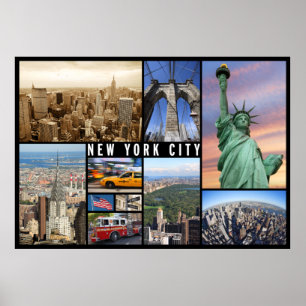 poster de viagens da Nova Iorque