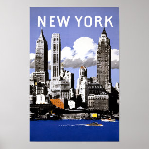 Poster de viagens da Nova Iorque