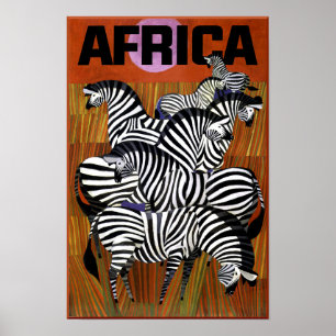Poster de viagens de África