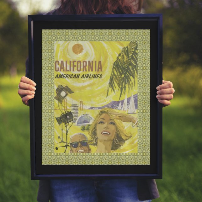 Poster de viagens De Ar De So Cal Retro (Criador carregado)