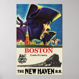 Poster de viagens de Boston