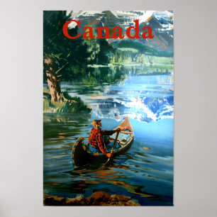 Poster de viagens de Canadá