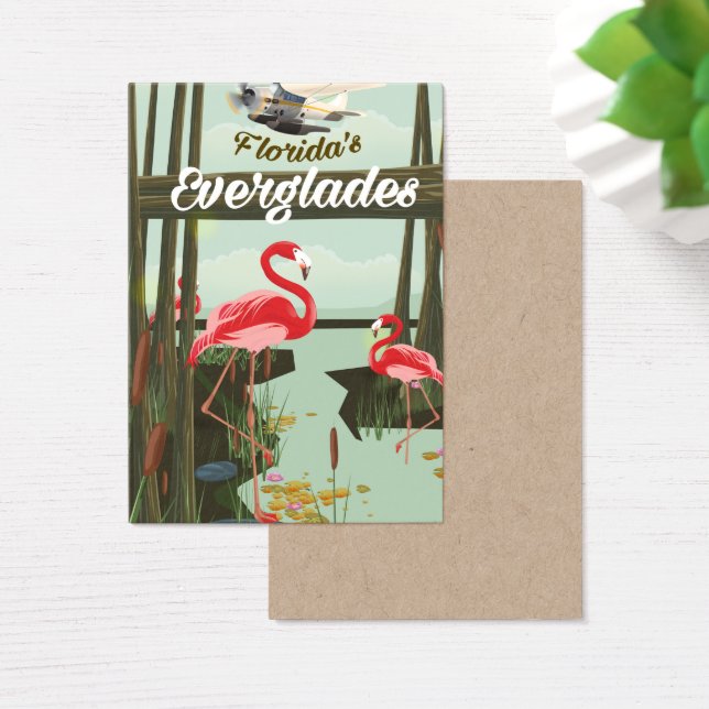 Poster de viagens de desenho animado da Florida Ev (Mesa)