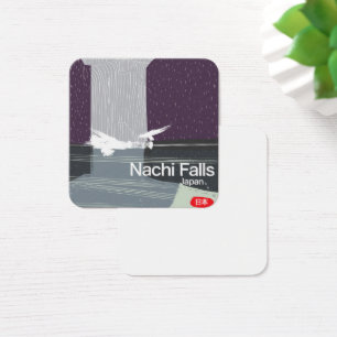 Poster de viagens de estilo de vintage Nachi Falls