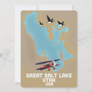 Poster de viagens de Great Salt Lake, Utá