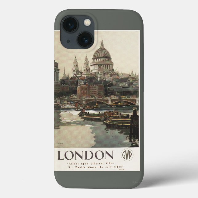 Poster de viagens de Great Western St Paul Railway (Verso)