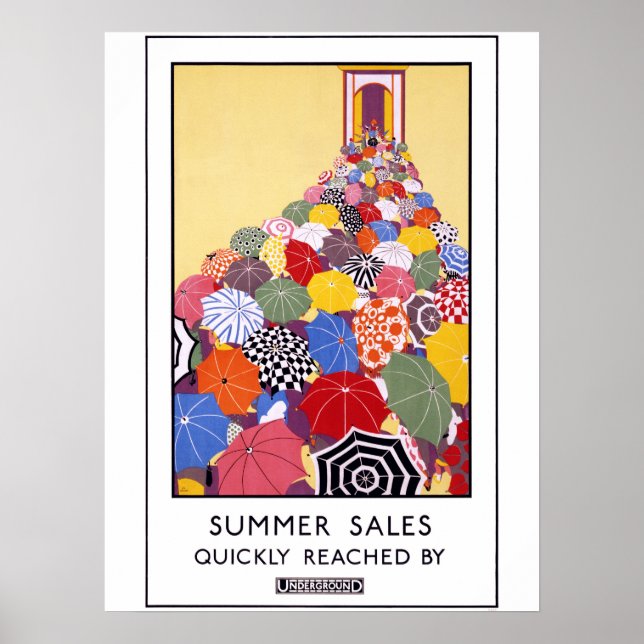 Poster de viagens de Londres (Frente)