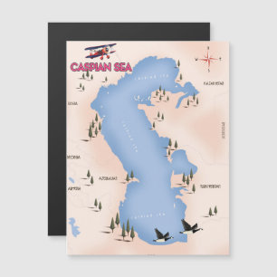Poster de viagens de Mapa do Estilo de Vintagem do