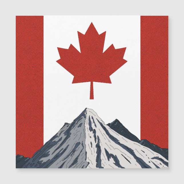 Poster de viagens de montanha do Canadá (Frente)