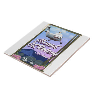 Poster de viagens de Mount Saint Helens Washington