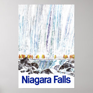 Poster de viagens de Niagara Falls