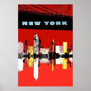 Poster de viagens de Nova Iorque