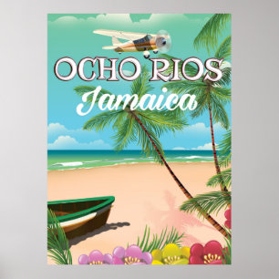 Poster de viagens de Ocho Rios Jamaica