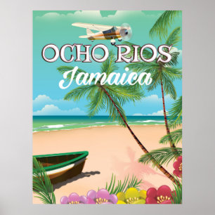 Poster de viagens de Ocho Rios Jamaica