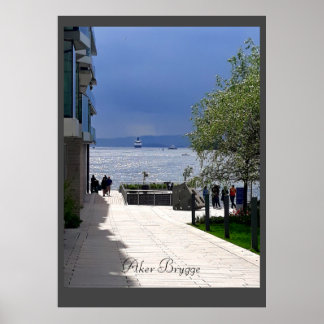 Poster de viagens de Oslo, Noruega